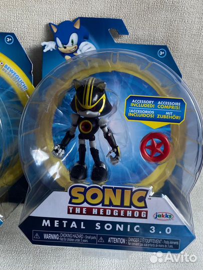 Фигурка Супер Соник и Metal Sonic Ёж - 2 шт