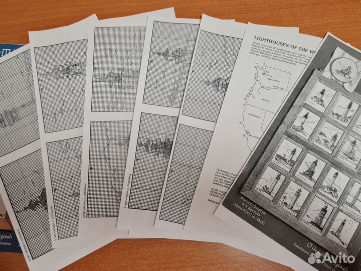 Буклет для вышивания маяки