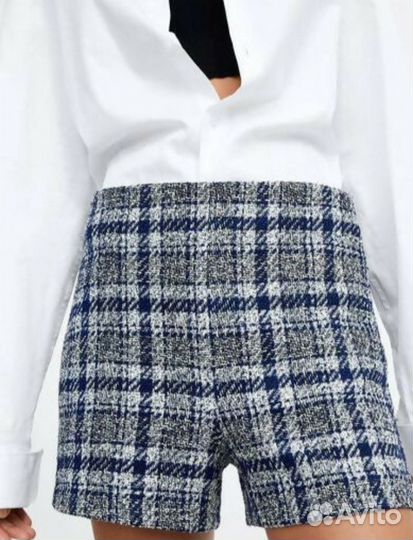 Шорты Zara твидовые xs