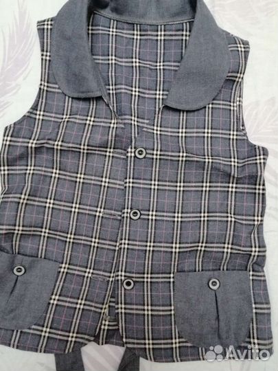 Школьная форма для девочки 122 128 серая