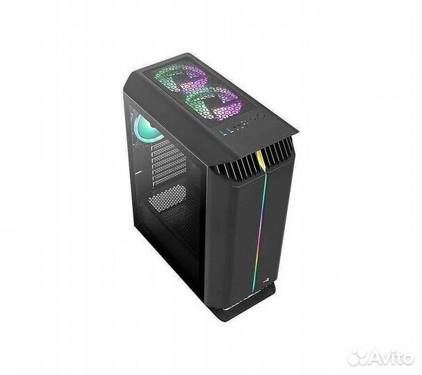 Компьютерный корпус Aerocool Gladiator Duo, черный