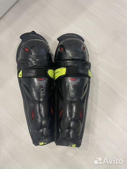 Щитки хоккейные bauer 3x