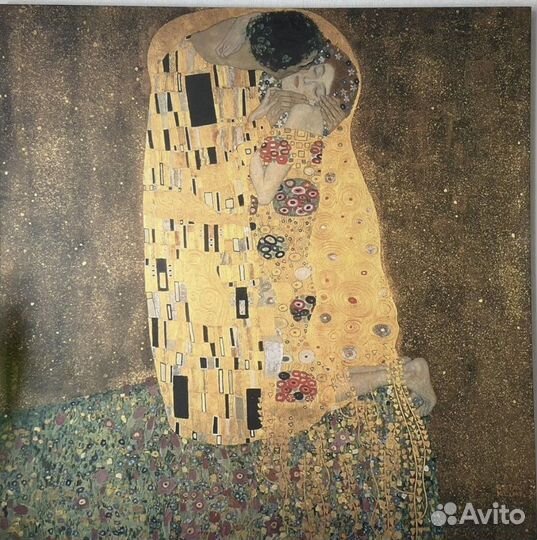Картина поцелуй.густав климт 90/90
