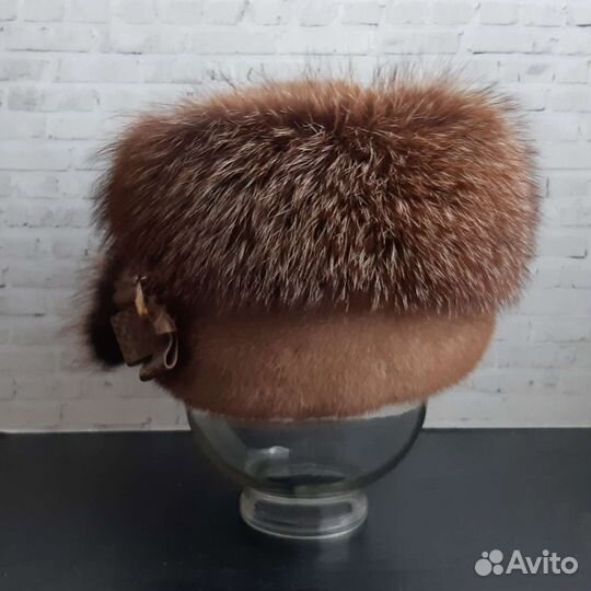 Шапка норковая женская бу