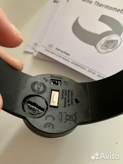 Новый электронный термометр для вина tchibo