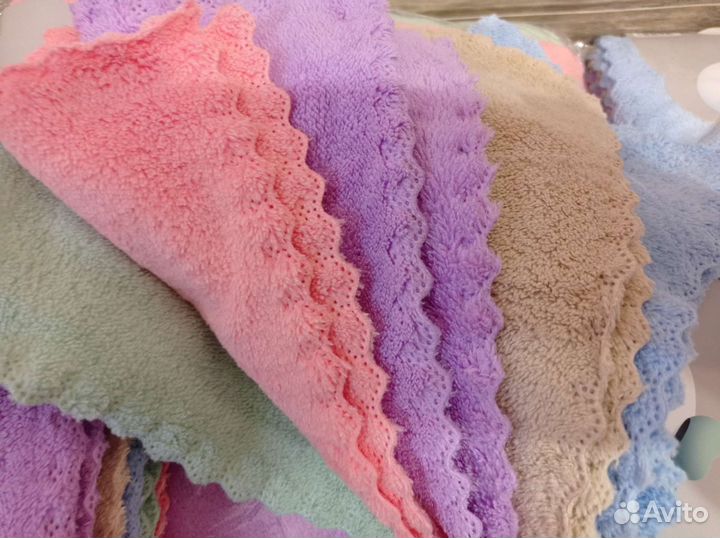 Полотенца 5шт/салфетки микрофибра