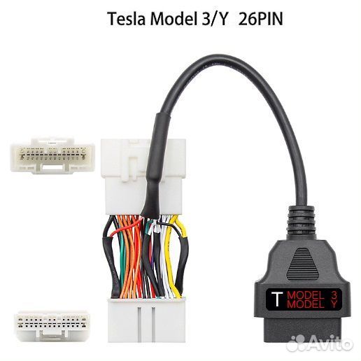 Кабель-адаптер для диагностики Tesla Model 3 и Y