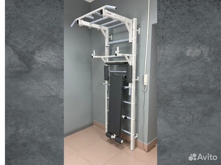 Шс Звезда+ турник Рукоход/ брусья/скамья серые