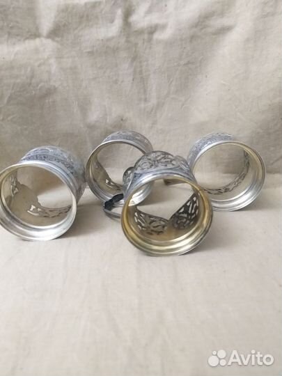 Подстаканники серебро СССР