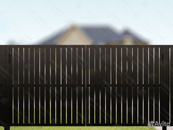 Забор металлический