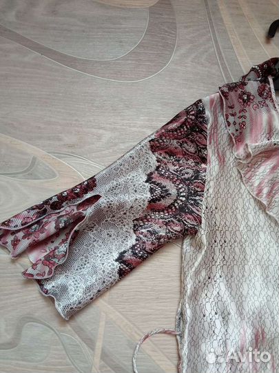 Халат женский шелковый