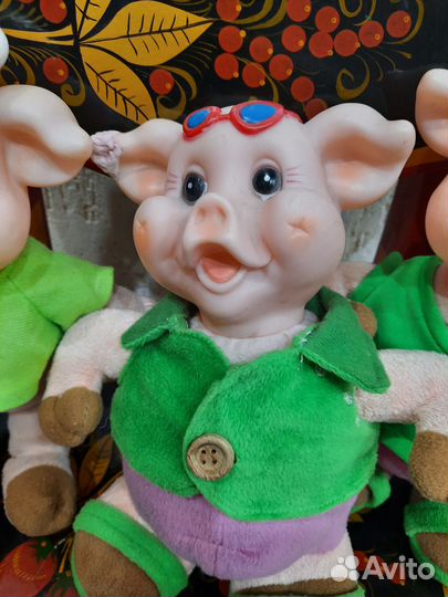 Три поросёнка игрушки СССР