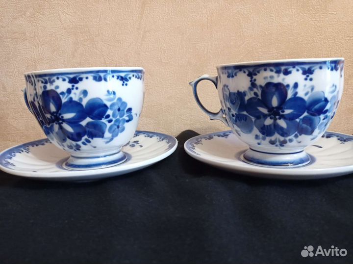 Чашки, Гжель