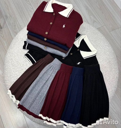 Костюм с юбкой кашемир polo ralph lauren