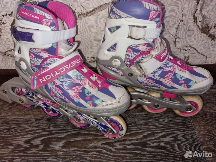 Ролики детские +защита 31 36