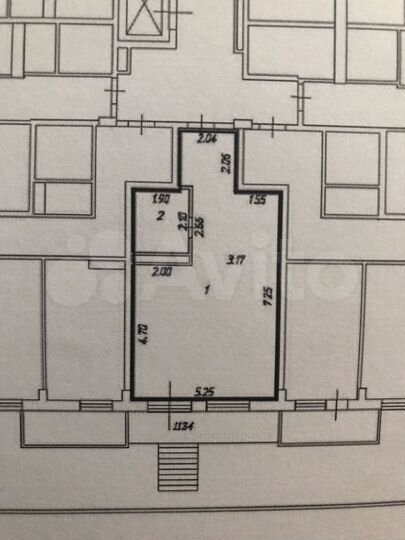 Коммерческое помещение 43 м²