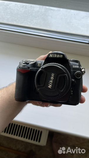 Зеркальный фотоаппарат nikon d200 + 50 1.4d