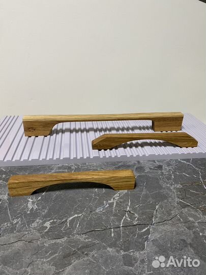 Мебельные ручки деревянные (дуб)