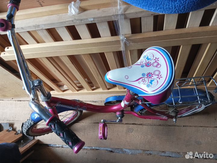 Велосипед детский с приставными колесиками