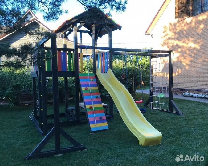 Игровые деревянные площадки