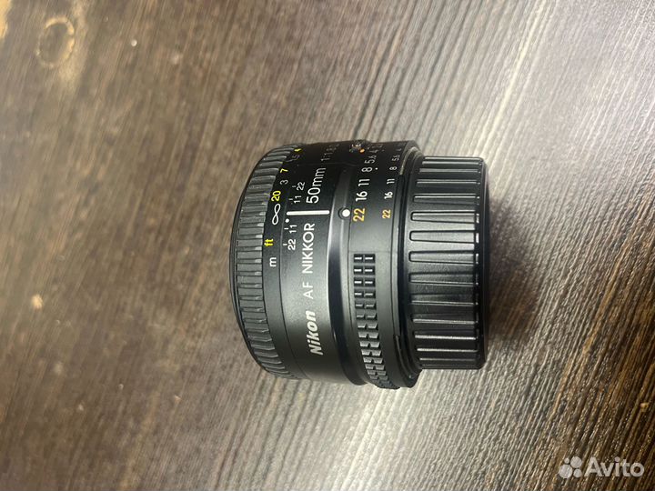 Объектив Nikon AF nikkor 50mm 1:1.8D