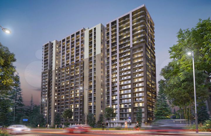 2-к. квартира, 56 м² (Грузия)