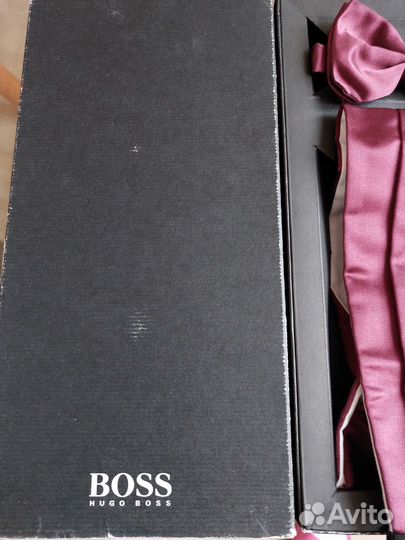 Комплект из камербанда и галстука-бабочк Hugo Boss