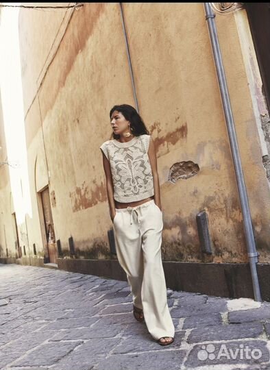 Вязаный топ Zara