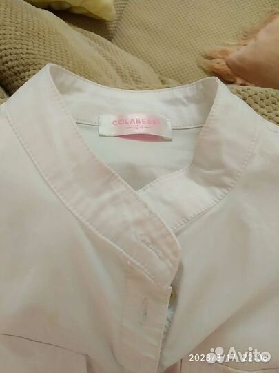 Школьная рубашка на девочку 9-11 лет