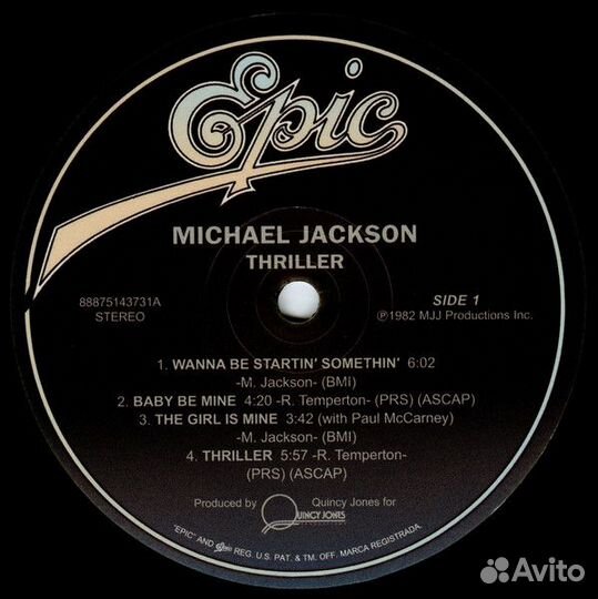 LP Michael Jackson - Thriller