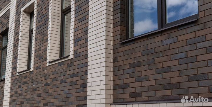 Кирпич облицовочный Браер бордо