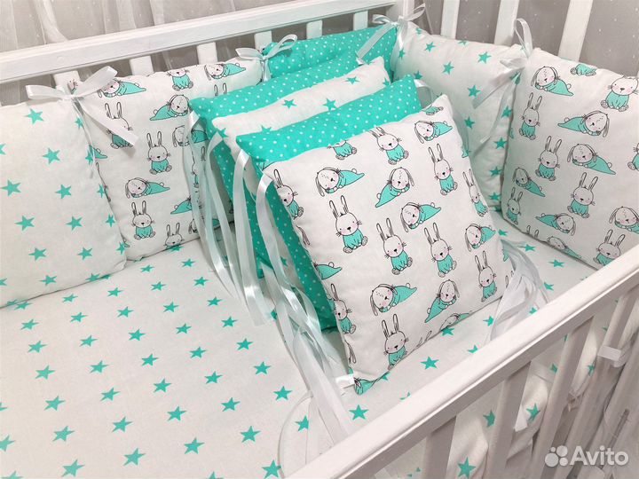 Бортики в детскую кроватку