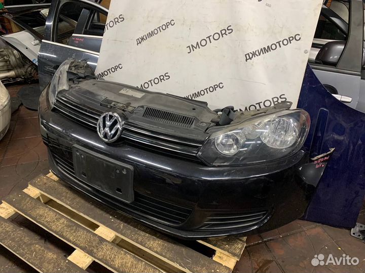 Ноускат Volkswagen Golf 6 галоген Гольф 6 чёрный