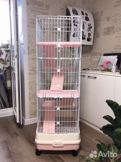 Клетка Kredo R63 для шиншилл, хорьков, дегу