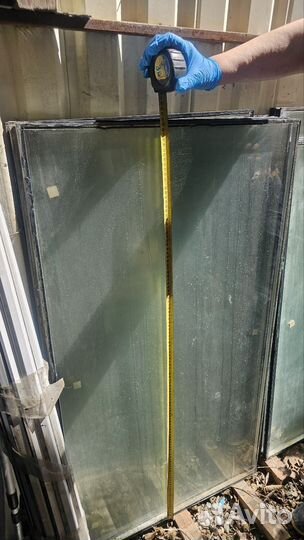 Окна стеклопакеты бу без рамы