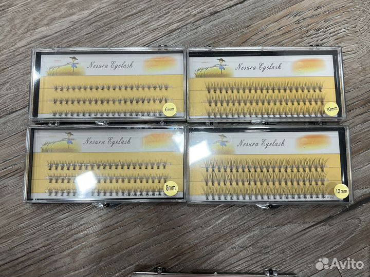 Накладные ресницы пучки
