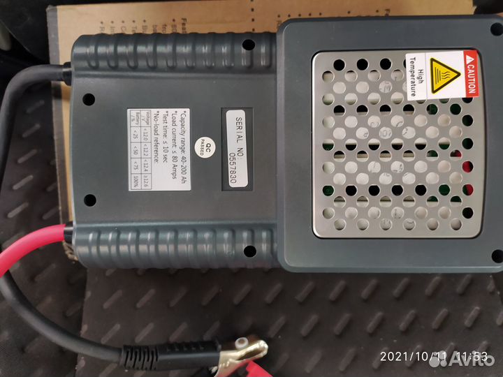 Тестер аккумуляторов с нагрузочной вилкой 6v, 12 v