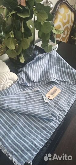 Шарф льняной Borelli 190*70 унисекс