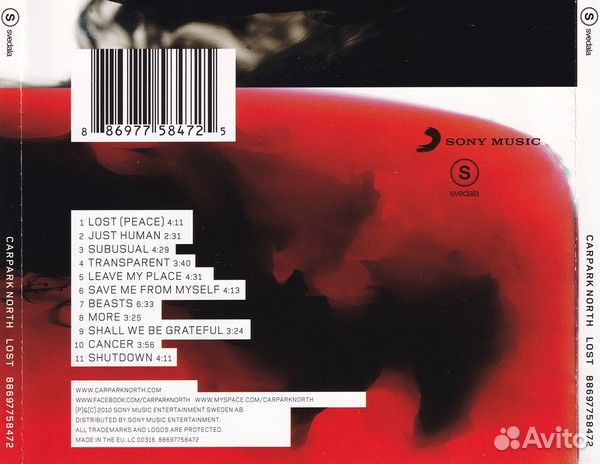 Carpark North - Lost (CD)