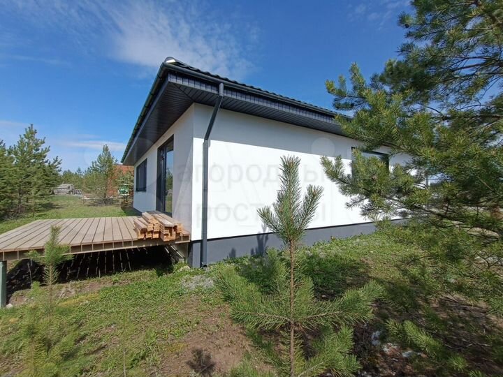 Коттедж 112 м² на участке 10 сот.