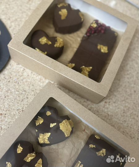 Клубника в шоколаде, трайфлы