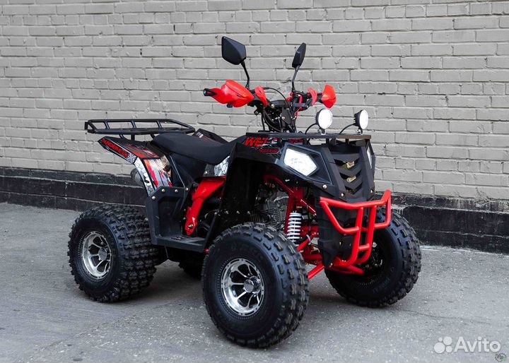 Детский квадроцикл Wels Thunder Evo черно-красный