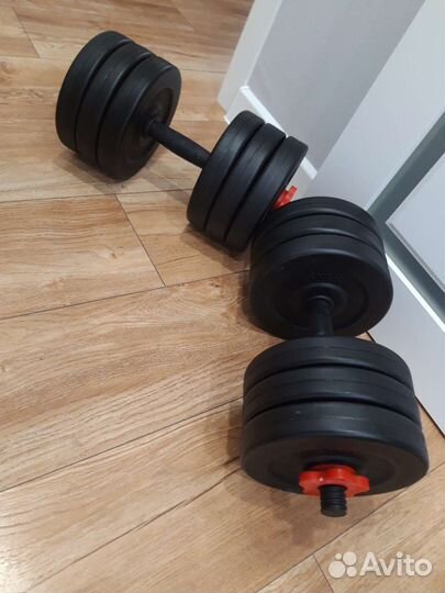 Новые Гантели разборные по 15,5кг каждая