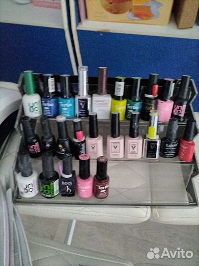 Набор для маникюра, лампа и фрезер новые