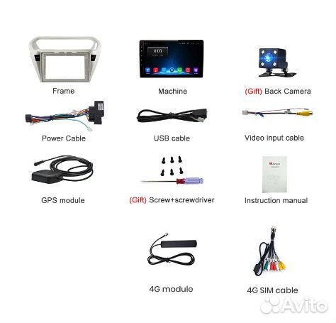 Штатная магнитола peugeot 301 Citroen Elys Android