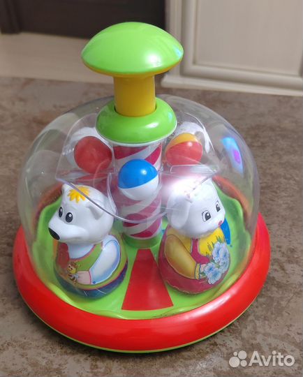 Юла, куб и машинка