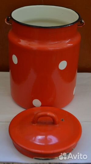 Бидон эмалированный СССР