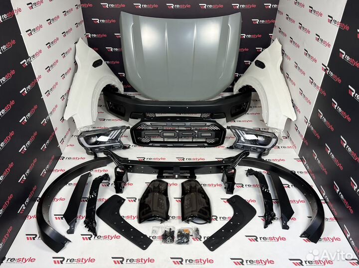 Рестайлинг Ford Ranger T6 11-15г в 19г Raptor