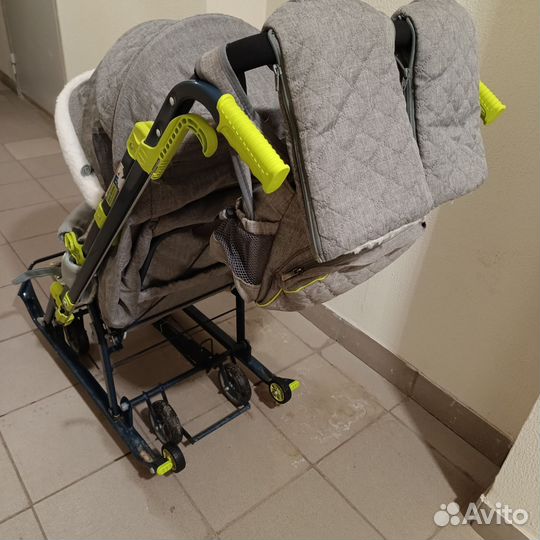 Детские санки коляска бу