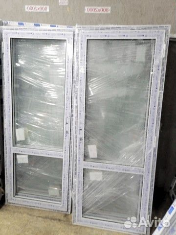 Двери 800х2000 мм готовые алюминиевые